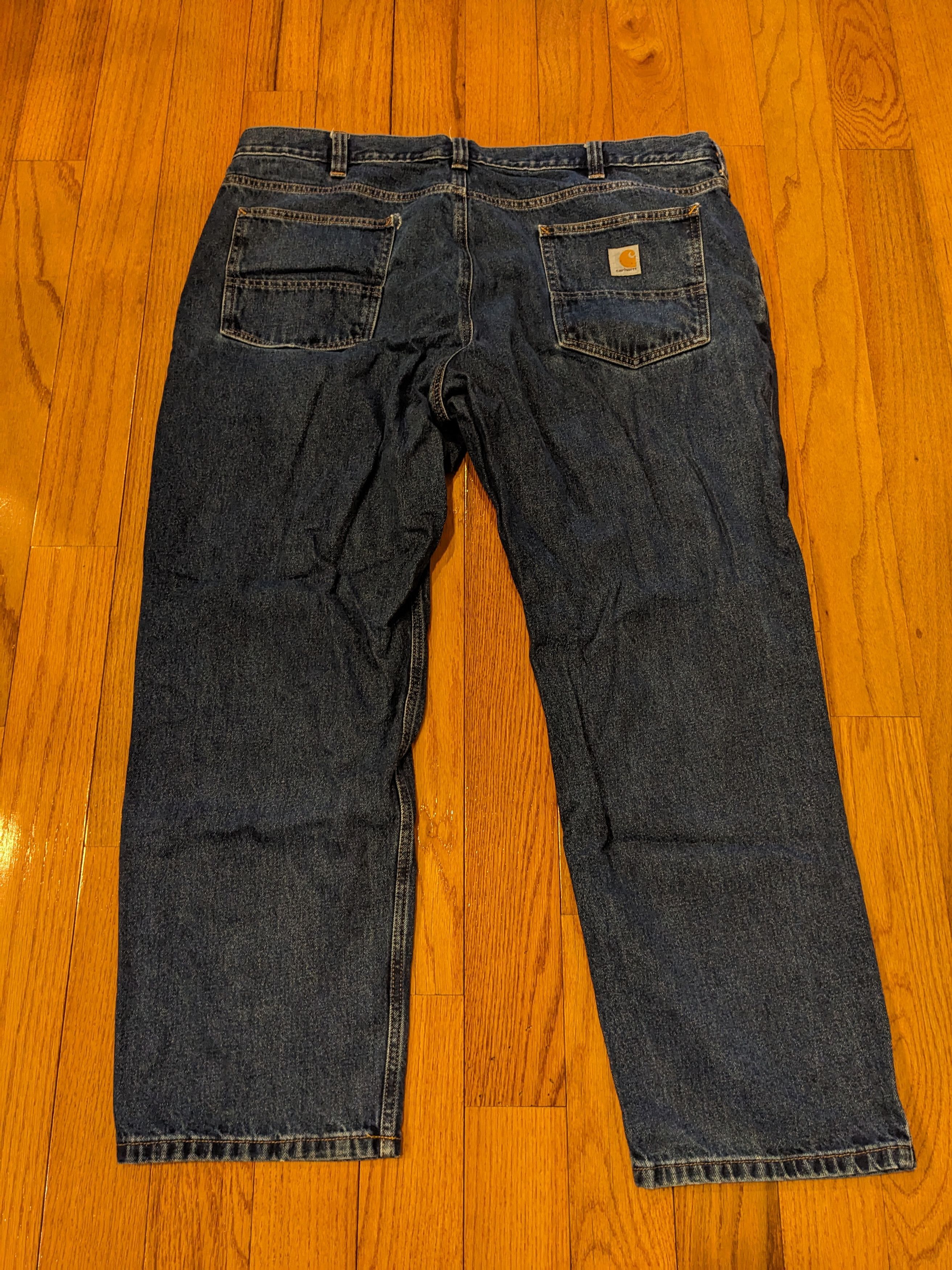 Carhartt × Vintage Carhartt 42 x 30 Relaxed Fit Blue Denim Jeans Size US 42 / EU 58 - 1 Thumbnail