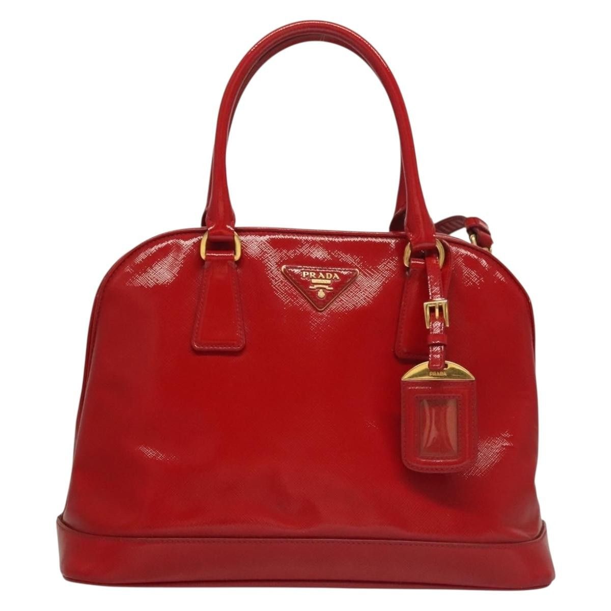 Prada Prada Open Promenade Bag Vernice Saffiano Leather Size ONE SIZE - 1 Thumbnail