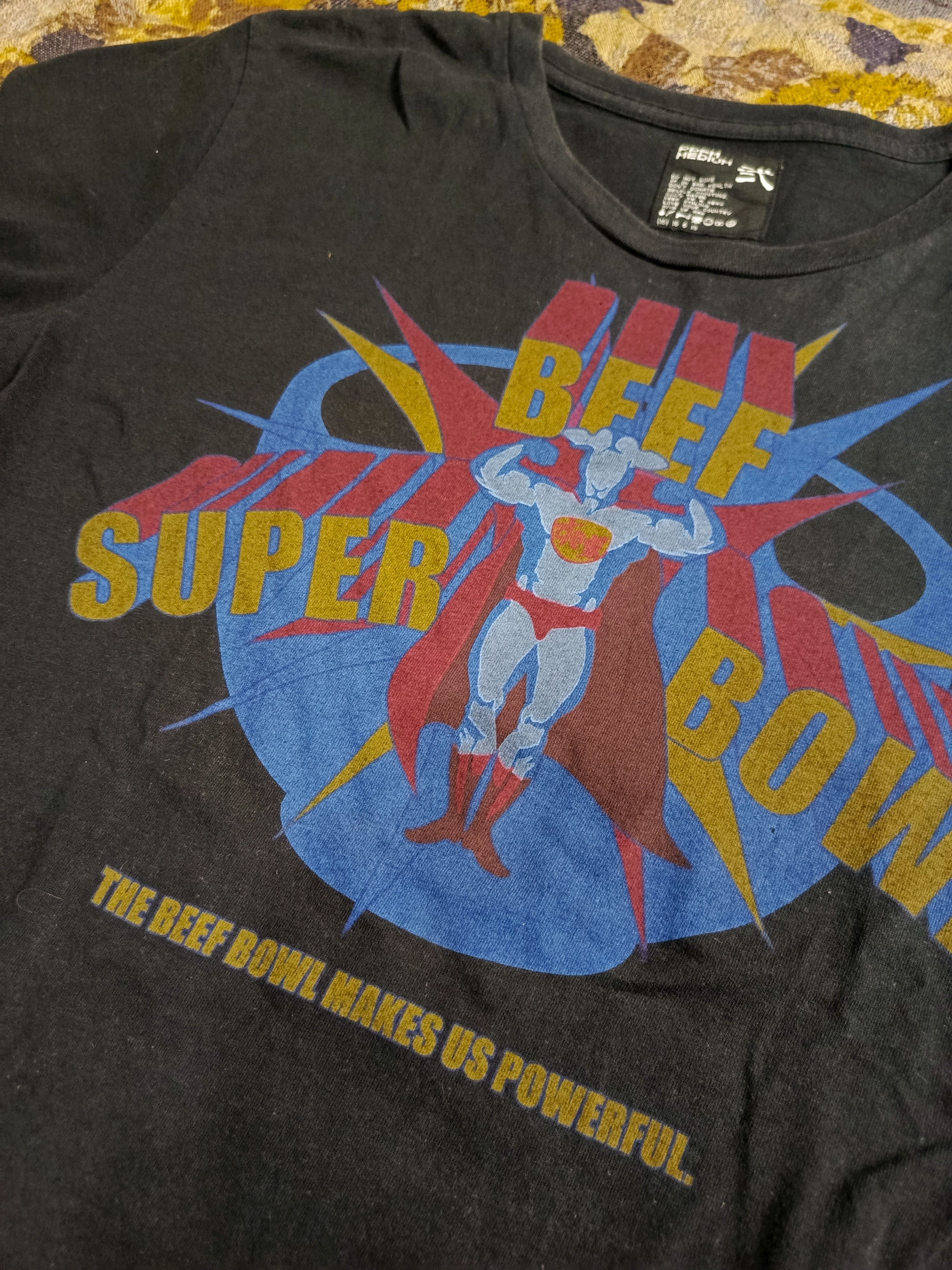 PPFM PPFM Beef Super Bowl T-Shirt – Rare Comic Style Streetwear Size US M / EU 48-50 / 2 - 6 Thumbnail