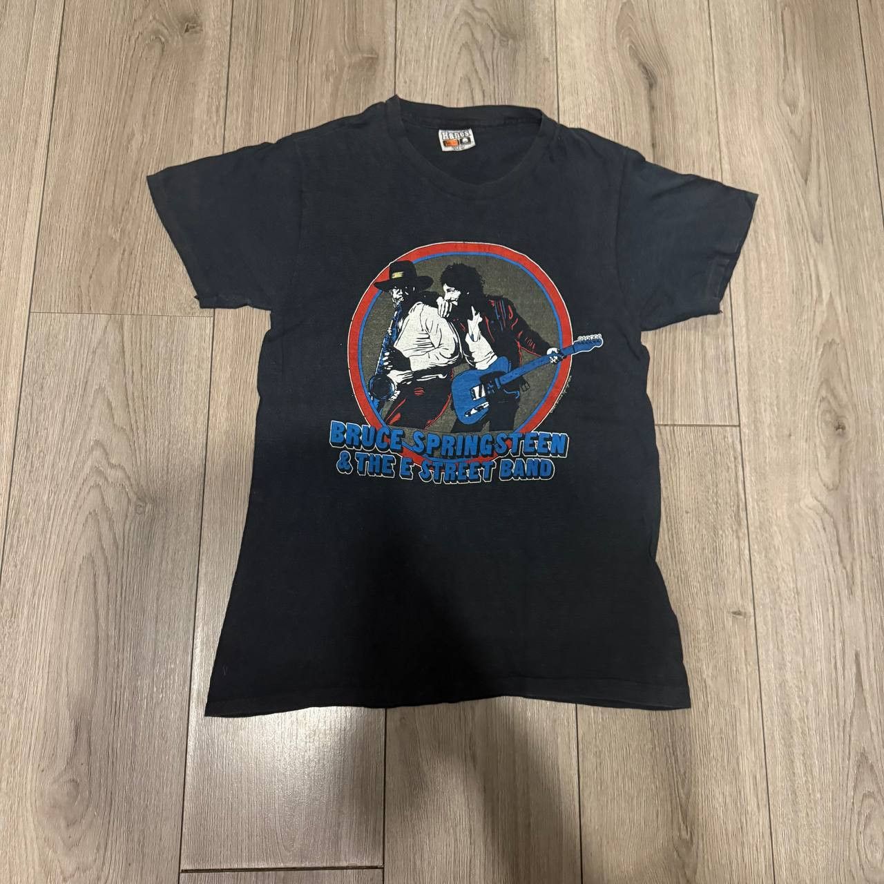 Hanes Vintage 1982 Bruce Springsteen World Tour Black T-shirt M Size US M / EU 48-50 / 2 - 1 Thumbnail