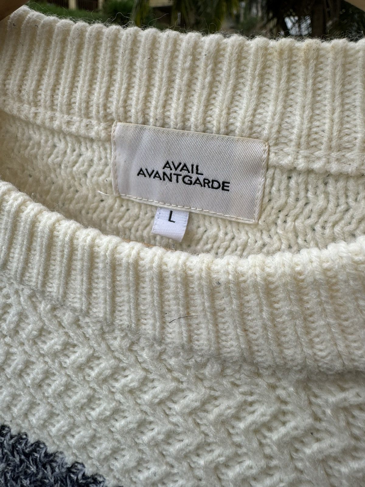 Japanese Brand 🔥Avail Avant garde knitwear sweater tri-colour block Size US S / EU 44-46 / 1 - 4 Thumbnail