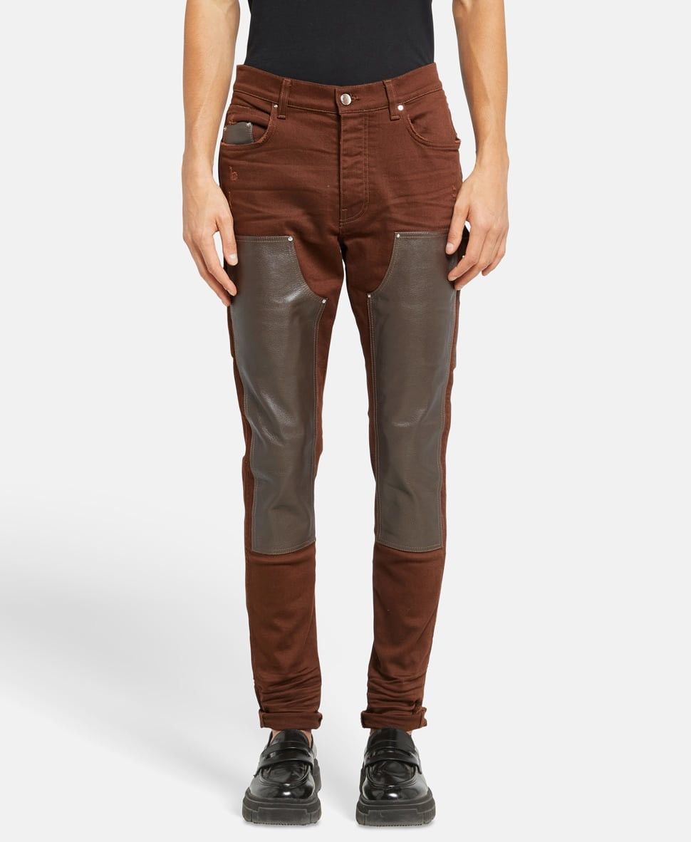 Amiri Amiri denim jeans slim Carpenter pants brown Size US 32 / EU 48 - 1 Thumbnail