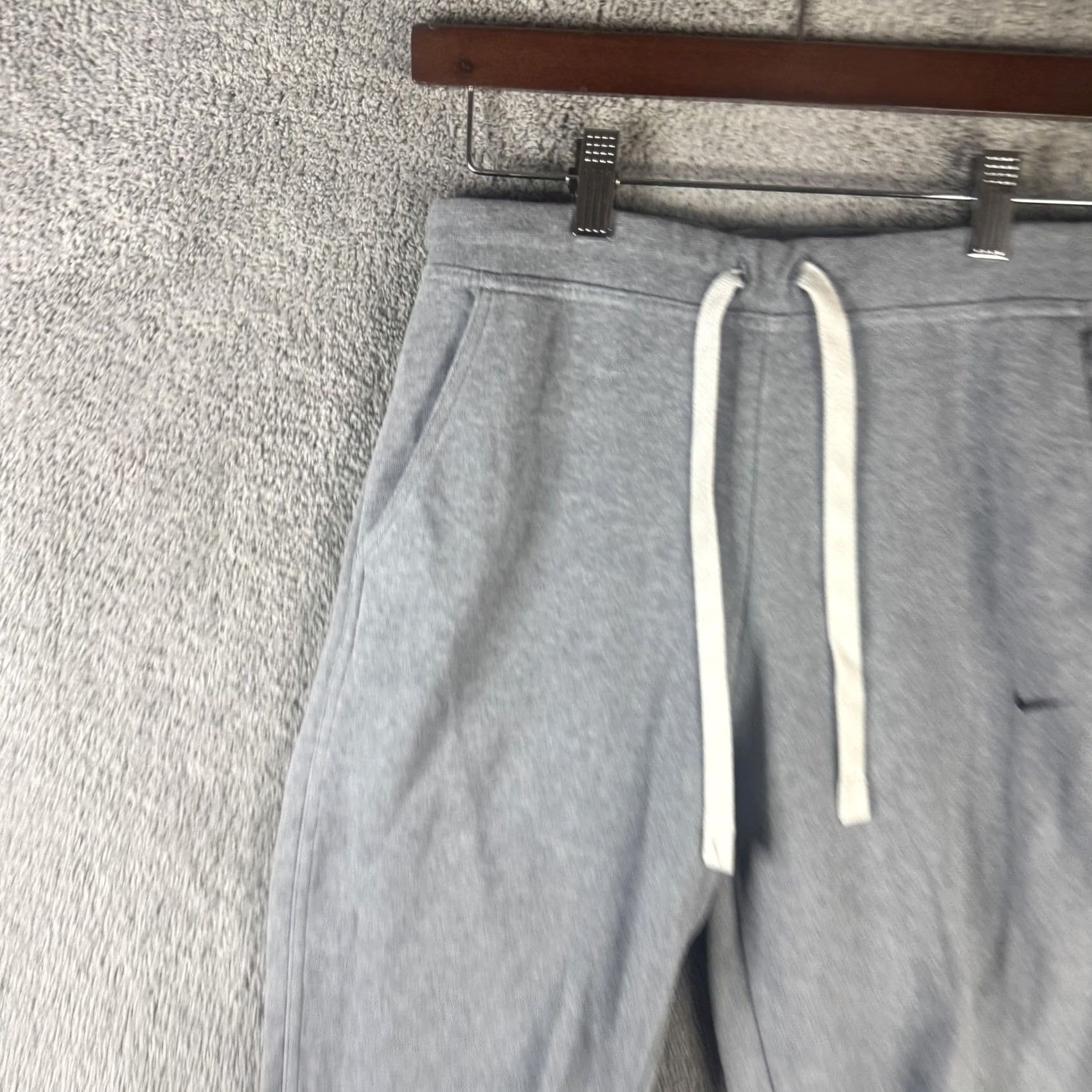 Nike Nike Sweatpants Mens Small Gray Dri-FIT French Terry Joggers Swoosh Logo Cuffed Pants Regular Fit Lounge Activewear Size US 29 - 2 Thumbnail