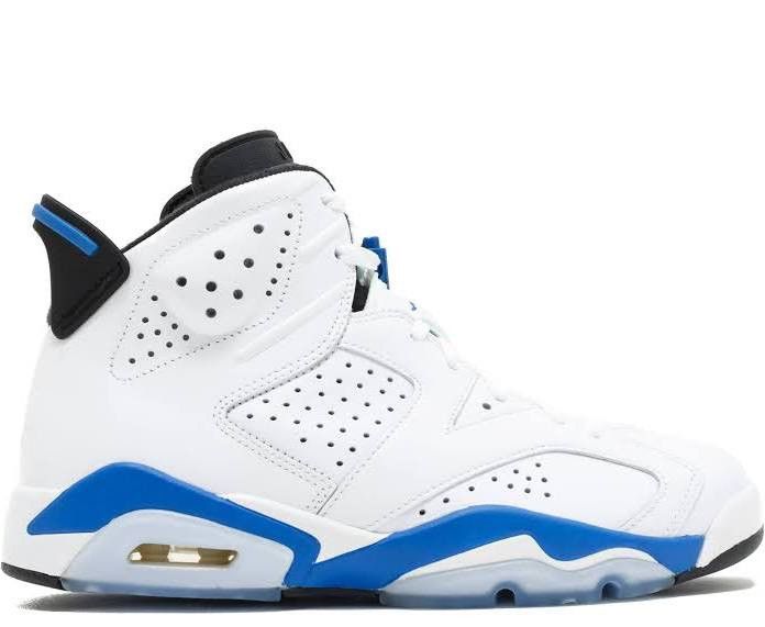 Jordan Brand × Nike Air Jordan 6 Retro 'Sport Blue' 2014 Size US 11 / EU 44 - 1 Thumbnail
