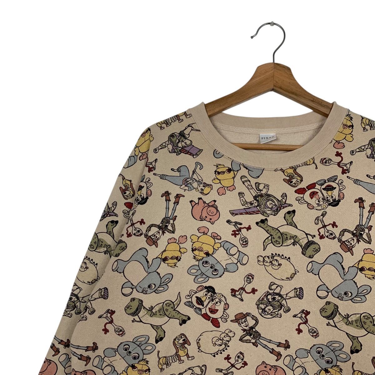 Anime PIXAR Cartoon Graphic Crewneck Sweatshirt #2947-C133 Size US L / EU 52-54 / 3 - 3 Thumbnail