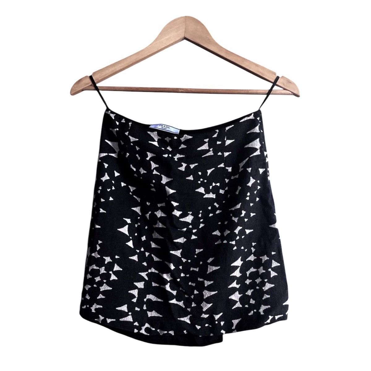 Prada Women’s Prada Milano Viscose Black Printed Midi Skirt Size 25" / US 0 / IT 36 - 1 Thumbnail