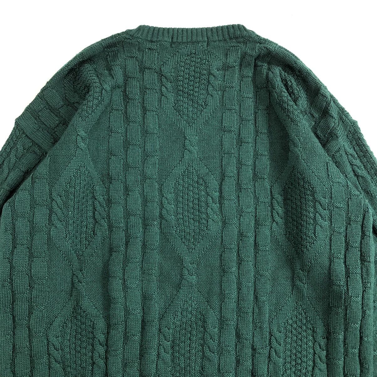 Burberry × Vintage Vintage 80s Burberrys Spell Out Knitwear Sweater Size US XL / EU 56 / 4 - 10 Thumbnail