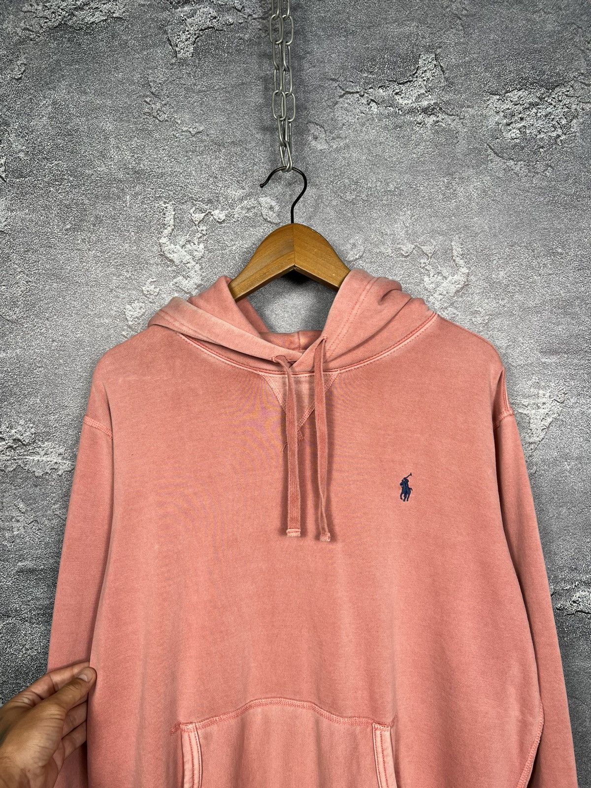 Denim & Supply Ralph Lauren Denim and Supply Ralph Lauren Washed Pink Hoodie With Logo Size US L / EU 52-54 / 3 - 2 Thumbnail