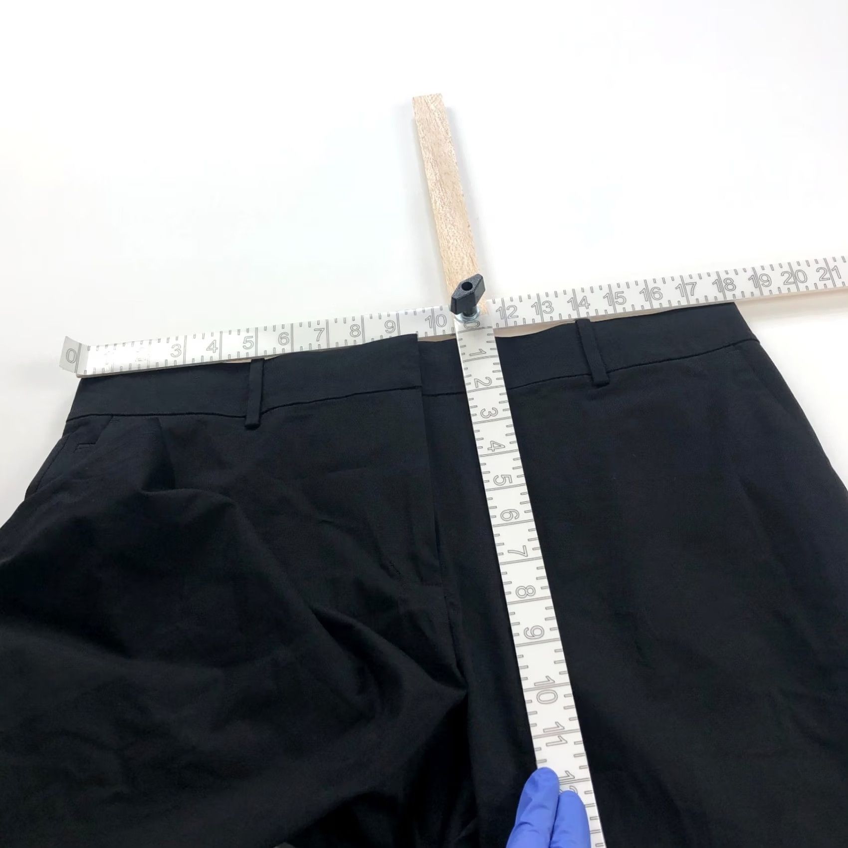 Ann Taylor Ann Taylor Pants Black Rayon High Rise Wide Leg Flare 14 36W 32L Modern Dress Pants Womens Size 36" / US 14 / IT 50 - 6 Thumbnail