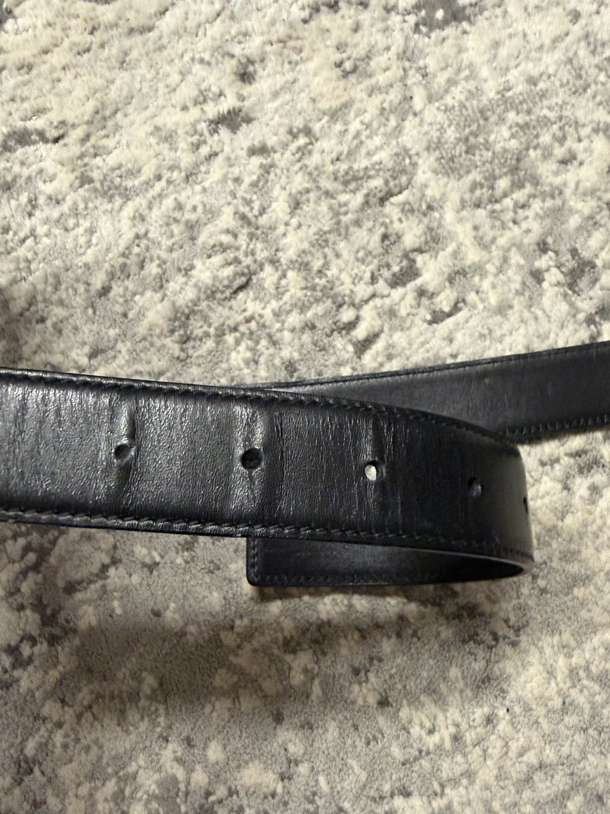Dior Black Leather Buckle Belt Size ONE SIZE - 5 Thumbnail