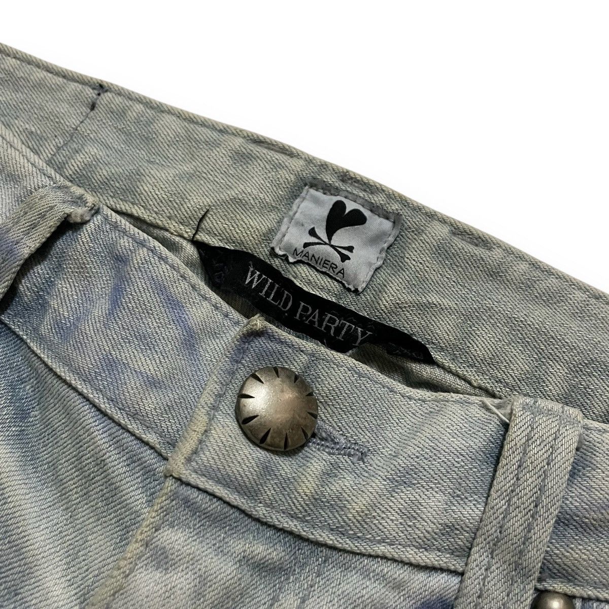 Japanese Brand ORIGINAL VINTAGE WILD PARTY DESIGNER (34×43) Size US 34 / EU 50 - 6 Thumbnail