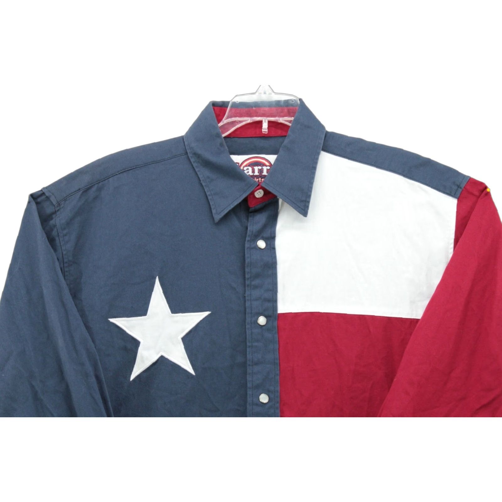 Vintage VINTAGE Larro Pearl Snap Western Shirt Men L Texas Flag Cowboy Long Sleeve Rodeo Size US L / EU 52-54 / 3 - 1 Thumbnail