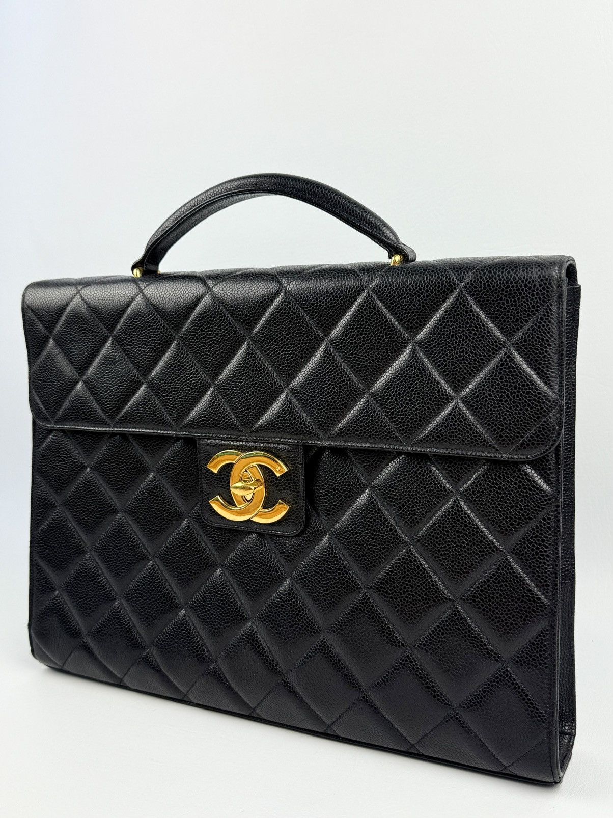 Chanel Chanel - 91/94 - Caviar - Jumbo - Portfolio - Briefcase Size ONE SIZE - 2 Thumbnail
