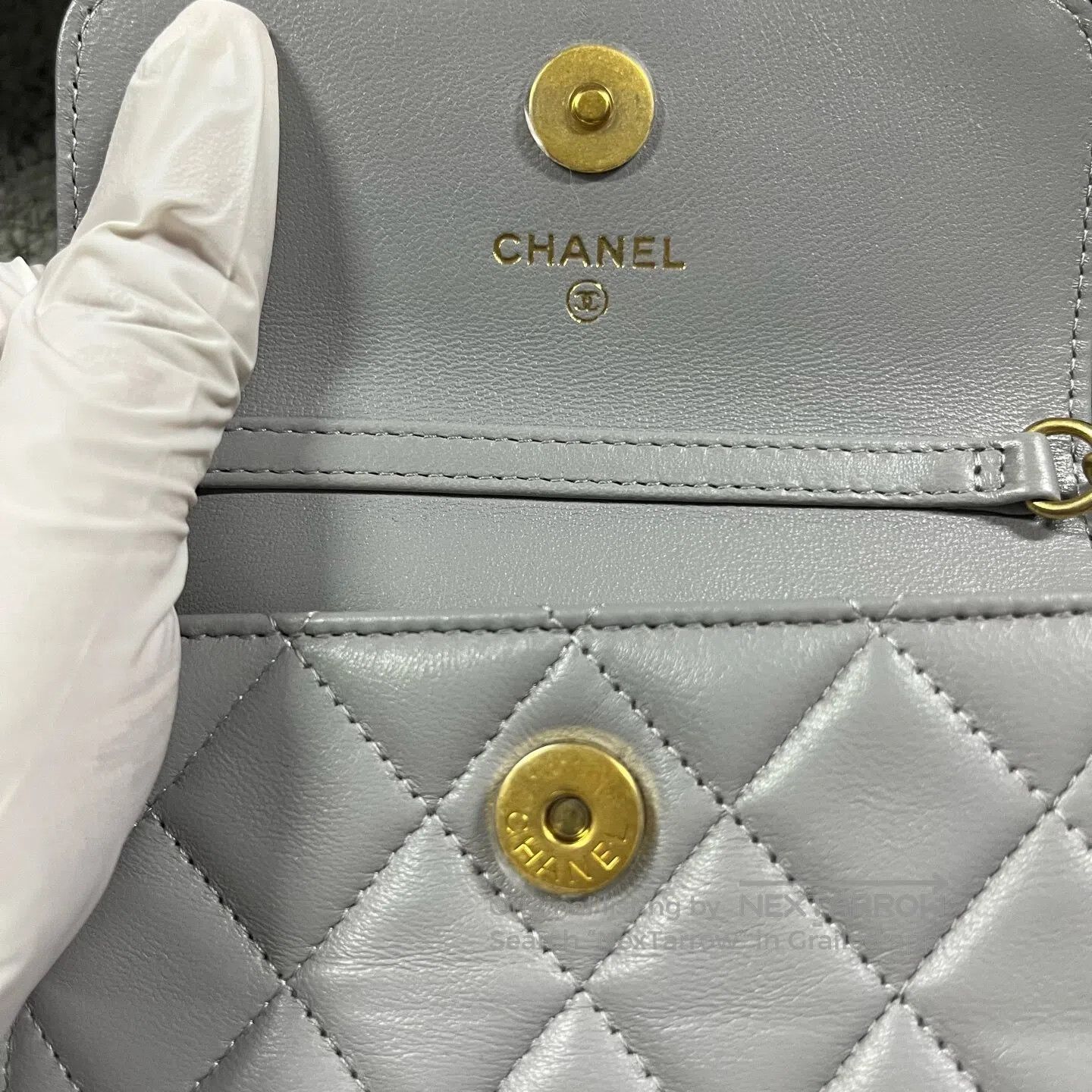 Chanel Chanel Chain buckle with diamond-patterned leather single- Size ONE SIZE - 5 Thumbnail
