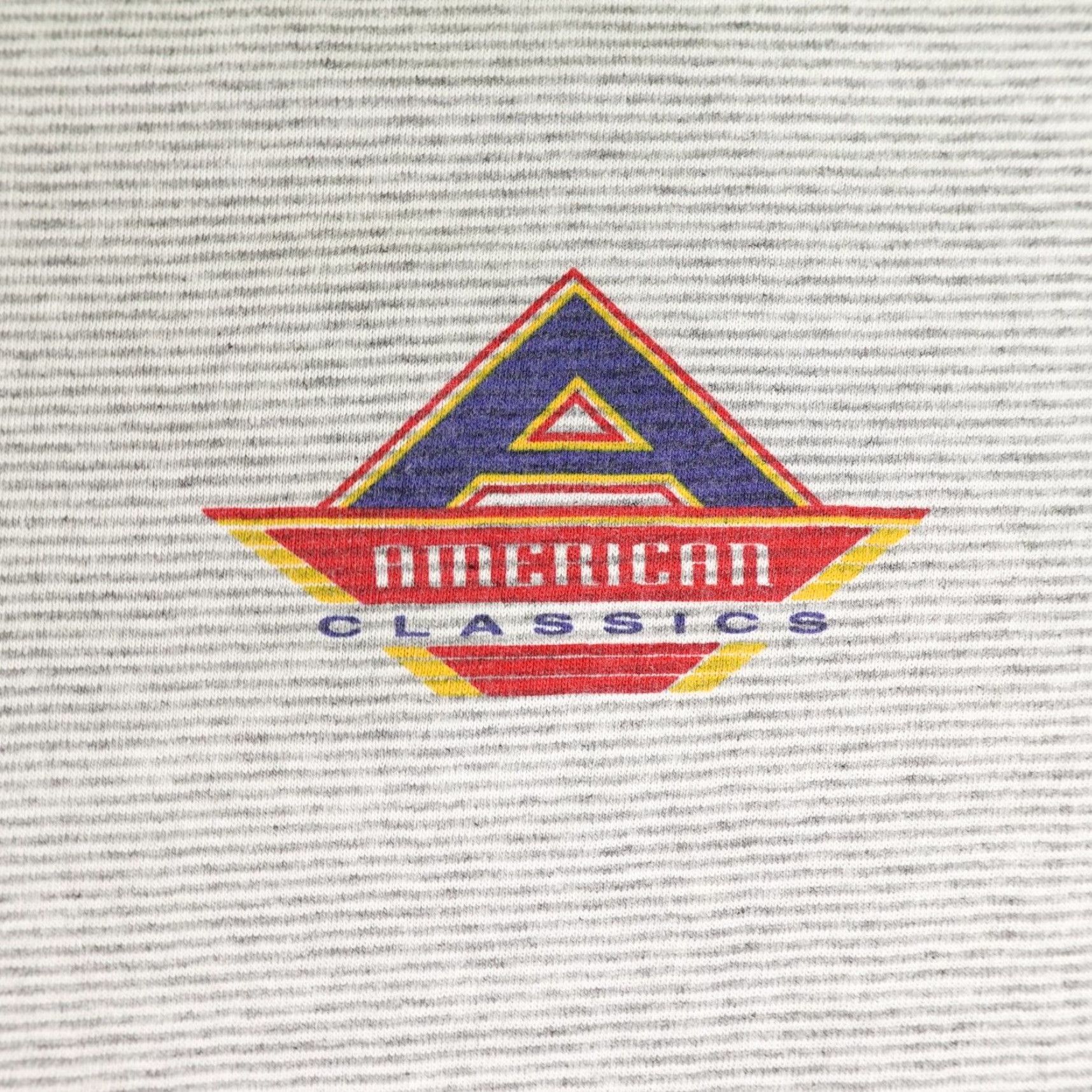 Vintage VINTAGE American Classics Babe Ruth T Shirt Mens Large Gray Striped 90s Sports Logo Cotton Short Sleeve Crew Neck Size US L / EU 52-54 / 3 - 3 Thumbnail