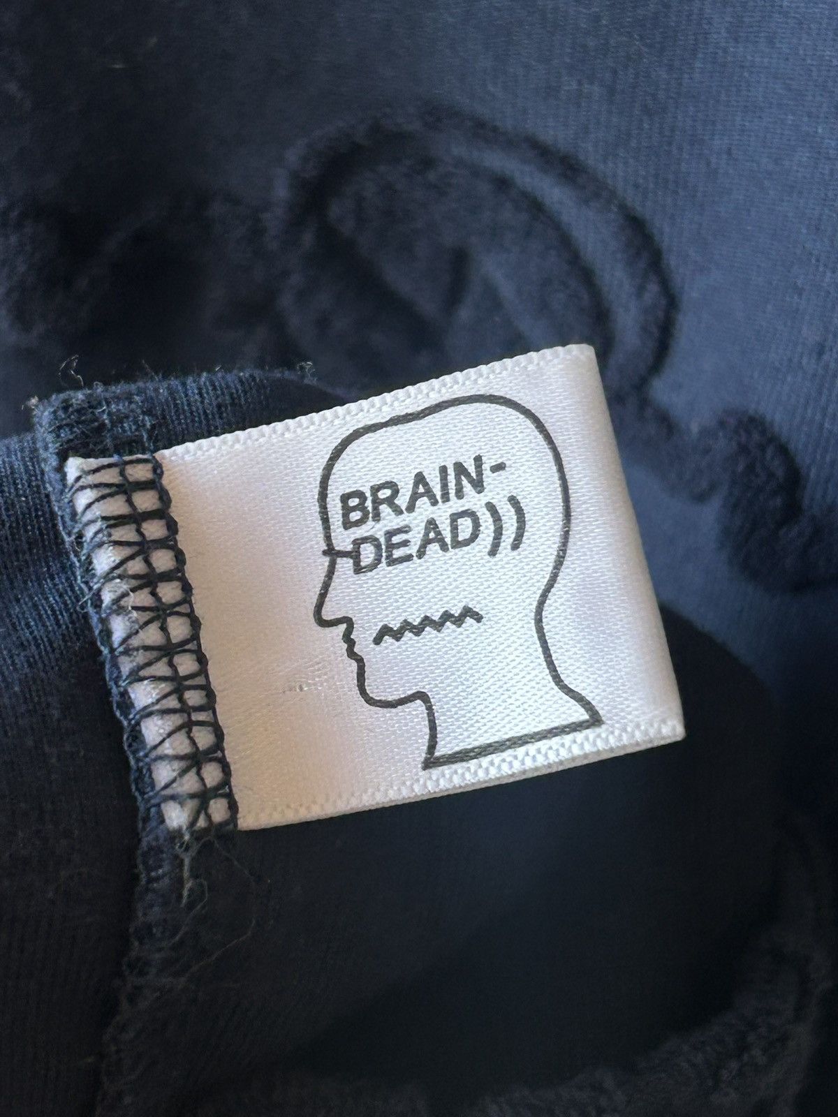 Brain Dead Brain Dead Running Head Textured Stripe Tee Size US XS / EU 42 / 0 - 4 Thumbnail