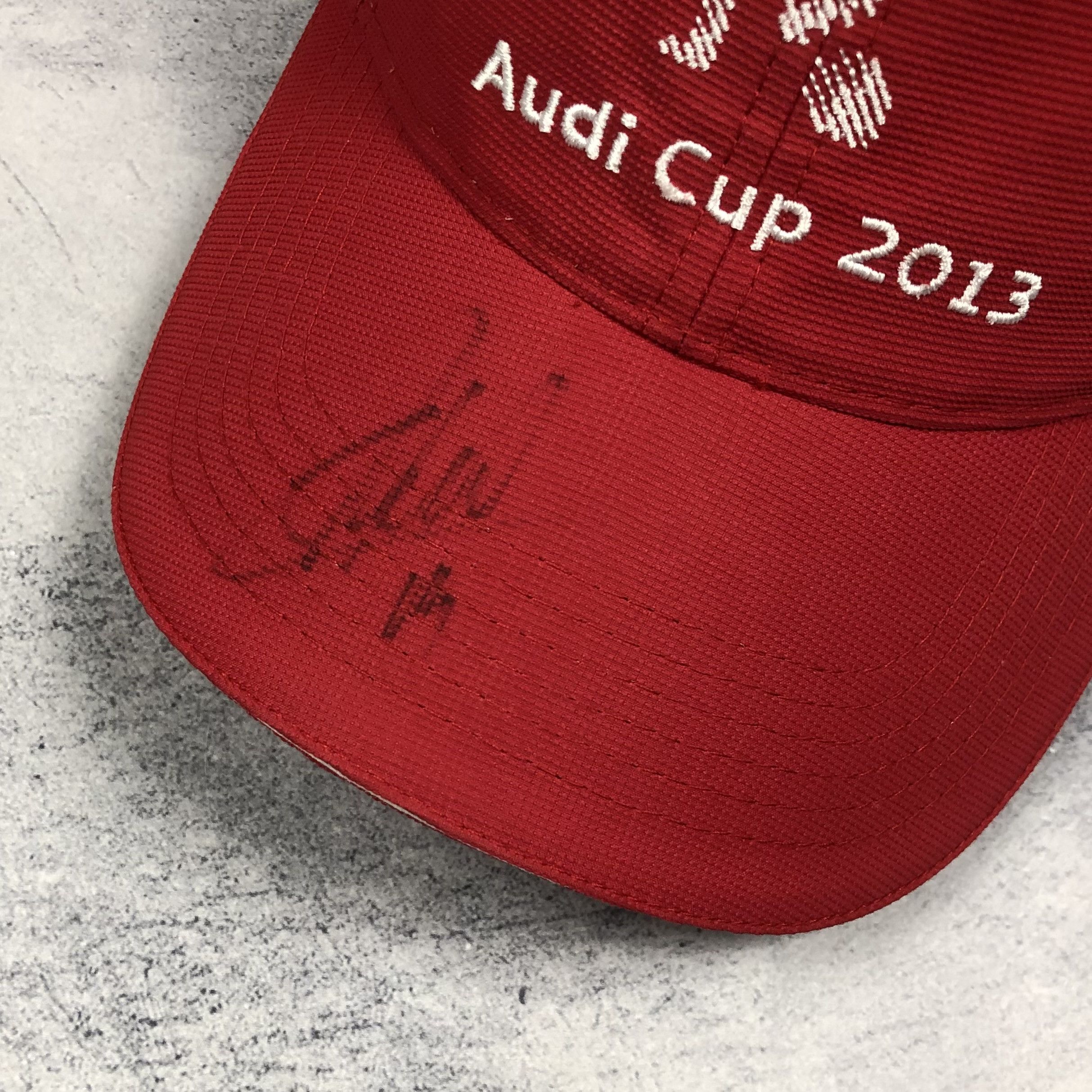 Audi Audi AG Cup 2013 Autograph Red Men’s Cap Size ONE SIZE - 4 Thumbnail