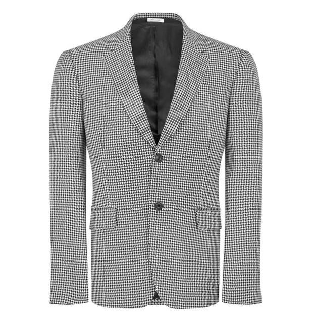 o1g2r1mq0324 Blazer in White & Black