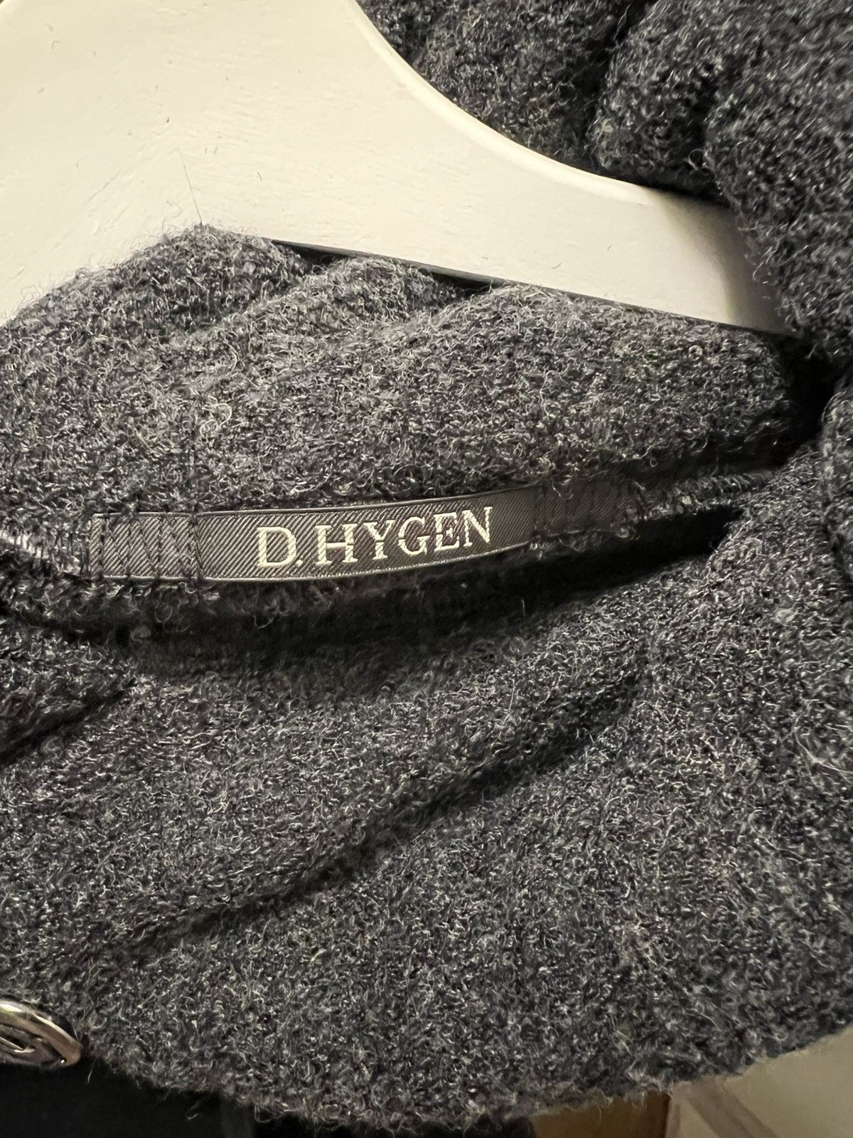 D.Hygen × Devoa Slub Wool Knite Highneck Pullover with pockets Size US M / EU 48-50 / 2 - 10 Thumbnail