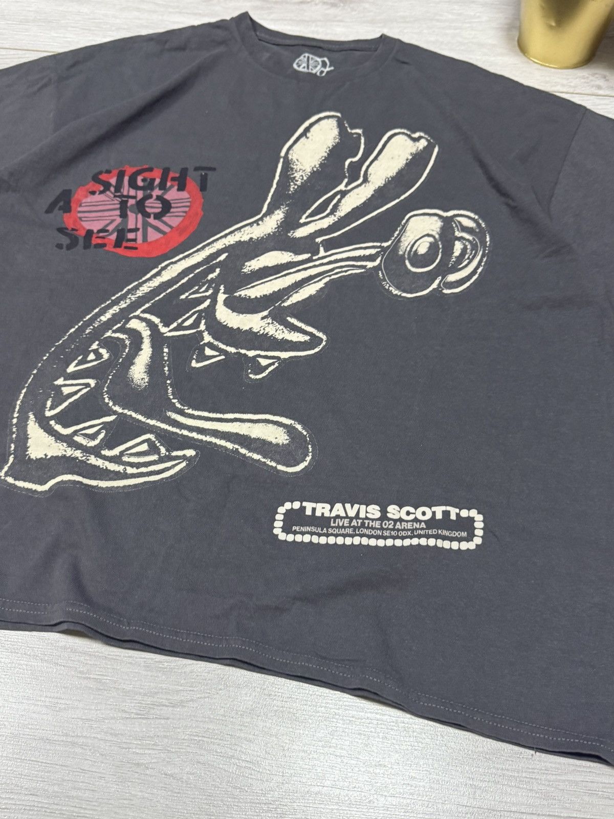 Travis Scott Travis Scott A Sight To See O2 Live Tee Size US XL / EU 56 / 4 - 4 Thumbnail