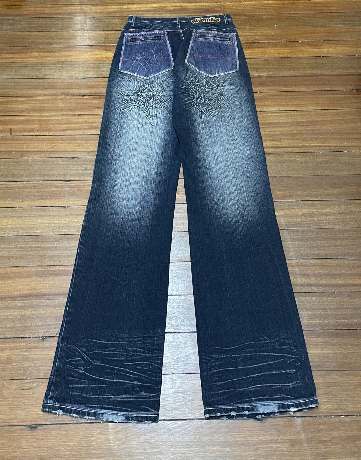 Vintage Very Rare Vintage Brand Akademiks Baggy Jeans 2000s Size US 34 / EU 50 - 2 Thumbnail