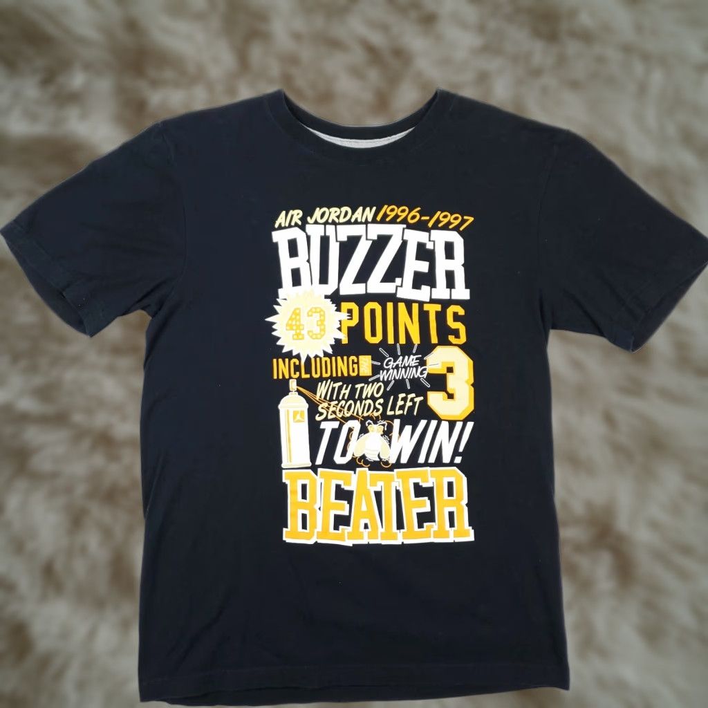 Jordan Brand Jordan Shirt Adult Small Black Jumpman Buzzer Beater Sports T-Shirt Mens Size US S / EU 44-46 / 1 - 1 Thumbnail