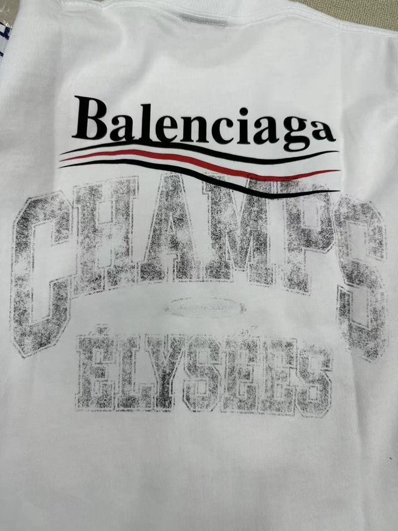 Balenciaga Balenciaga Doodle Cola Paris White Short Sleeve 2505-Nextar Size US XS / EU 42 / 0 - 5 Thumbnail