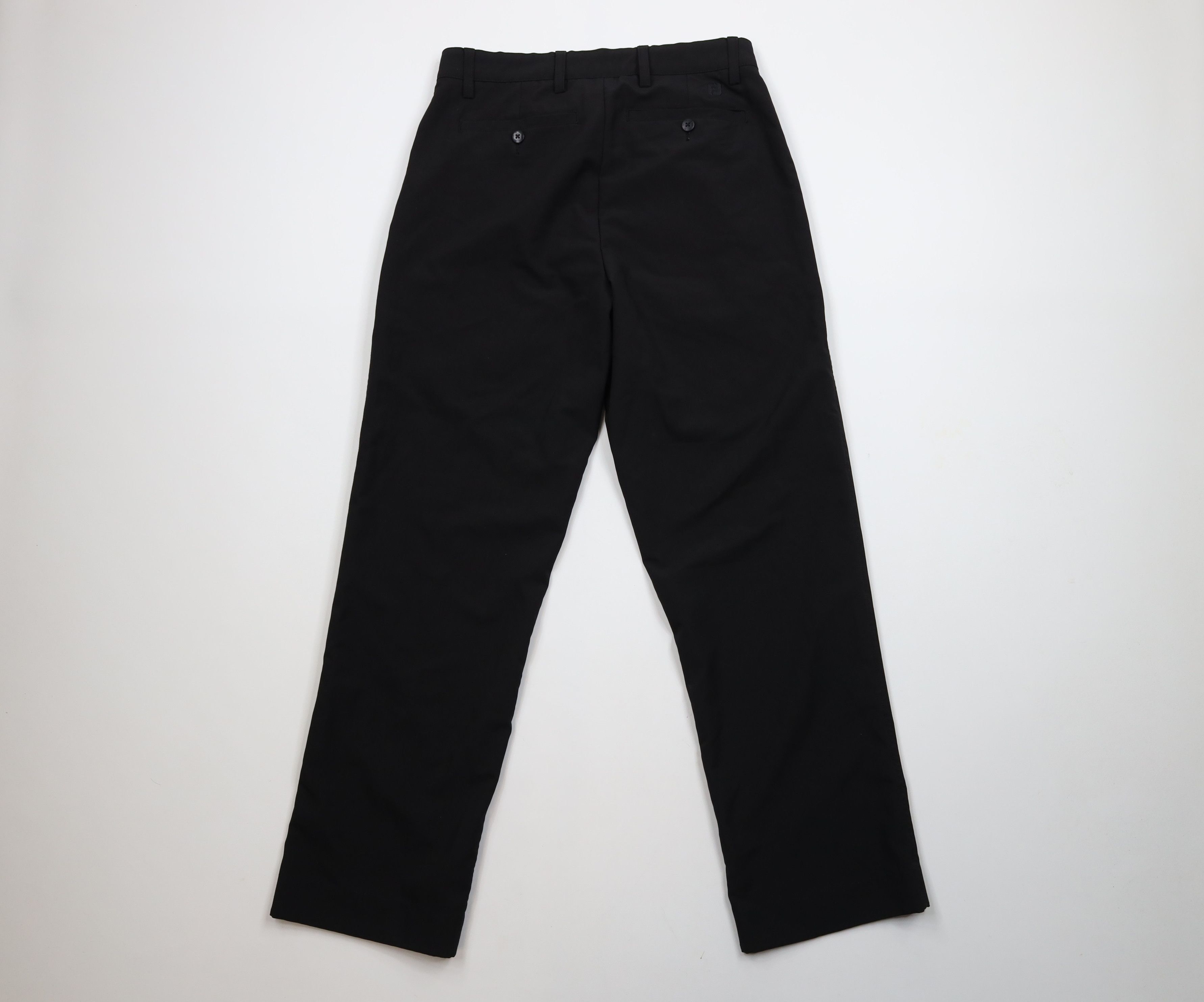 Footjoy × Vintage FootJoy Tech Flat Front Golfing Golf Chino Pants Black Size US 30 / EU 46 - 8 Thumbnail