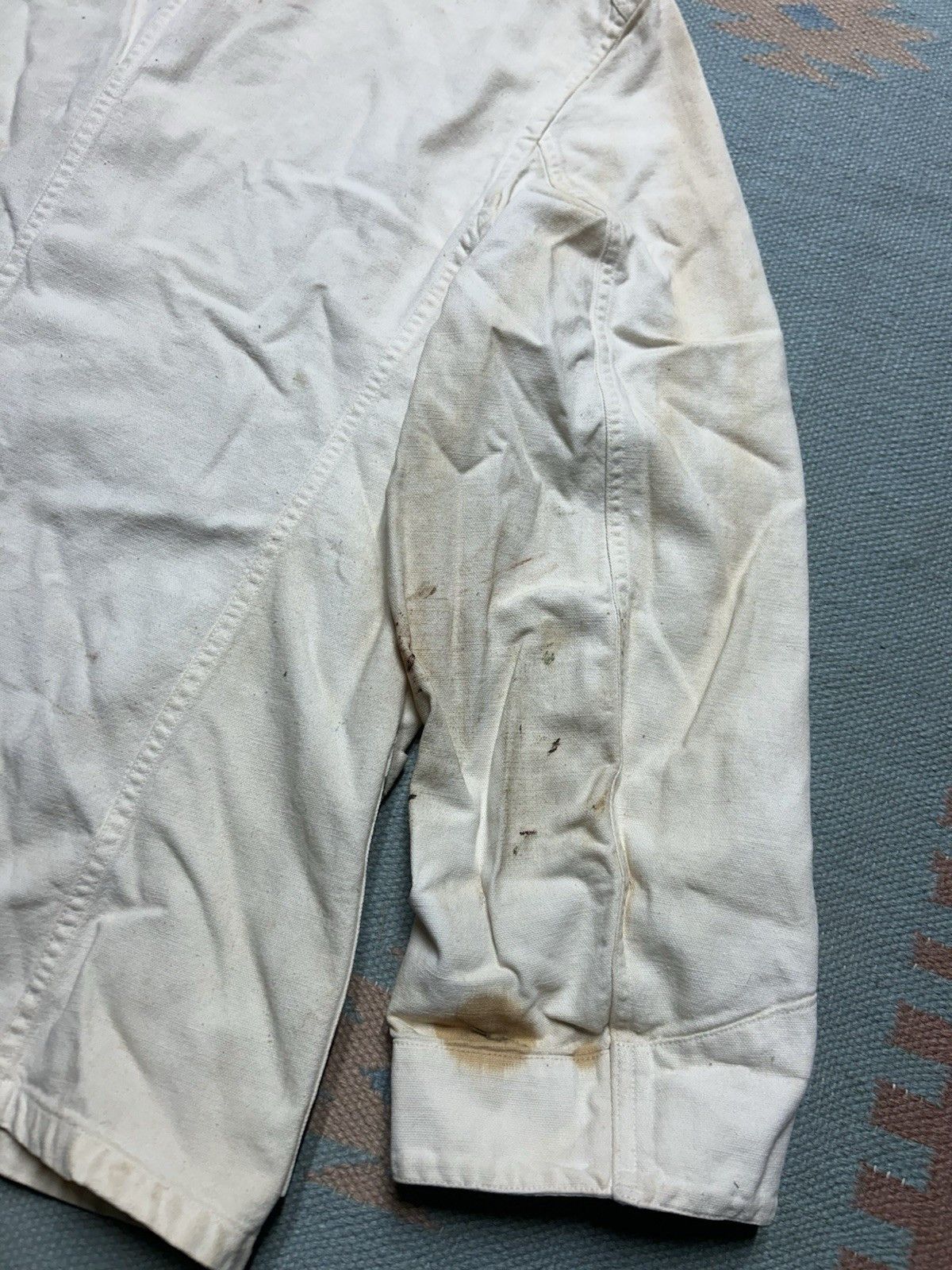 Vintage Vtg 20s 30s canvas chore jacket Kuttnauer Detroit paint 42 Size US L / EU 52-54 / 3 - 9 Thumbnail