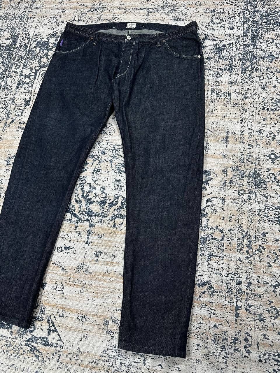 Paul Smith Paul Smith Dark Wash Fading Denim Taper Jeans Size US 38 / EU 54 - 2 Thumbnail