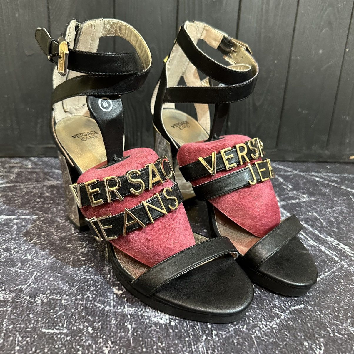 Versace Jeans Couture Versace Jeans Couture Leather Women’s Heels 37 Size Size US 7 / IT 37 - 5 Thumbnail
