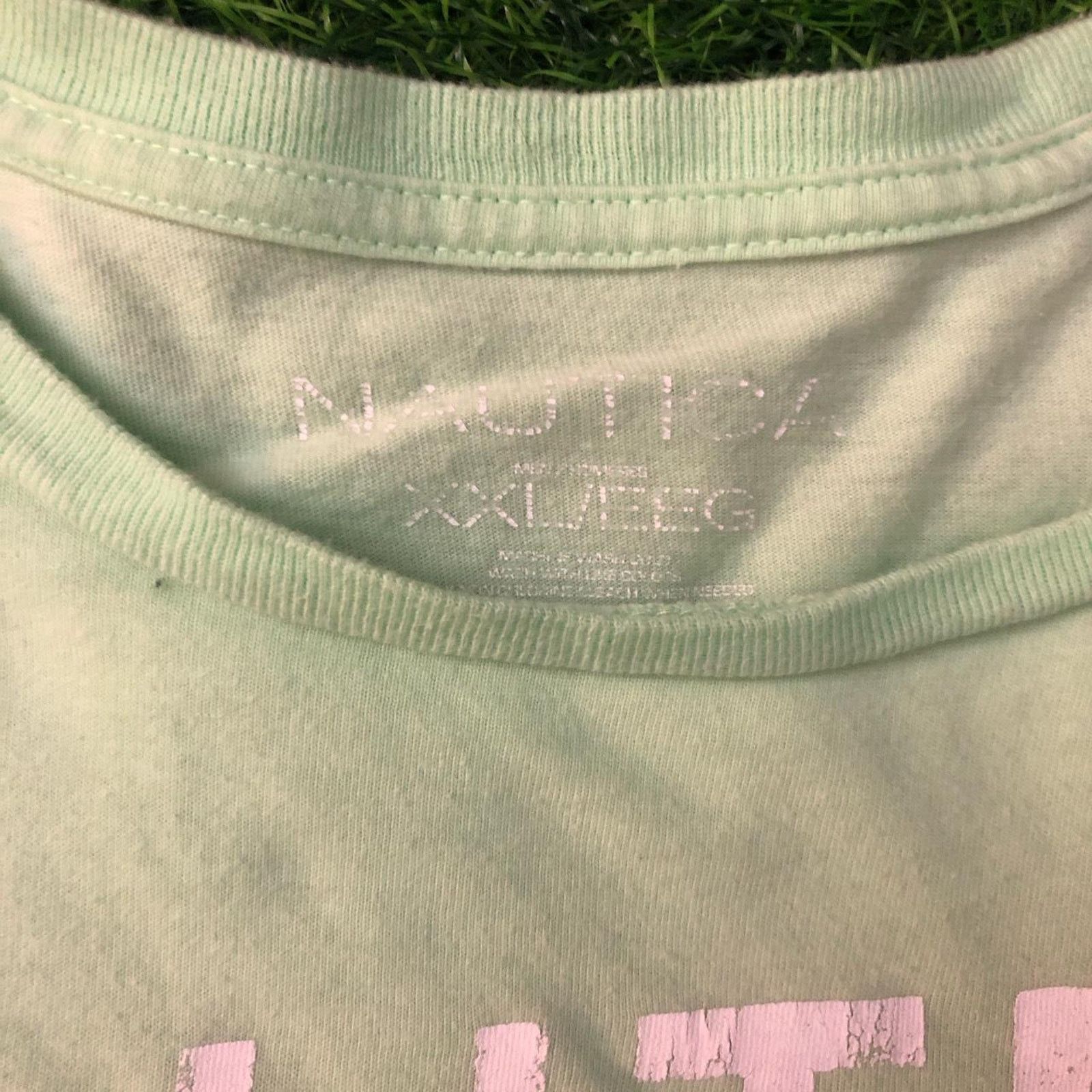 Nautica Retro Mint Nautica ‘Marine Institue Divison’ Graphic Tee Size US XXL / EU 58 / 5 - 4 Thumbnail