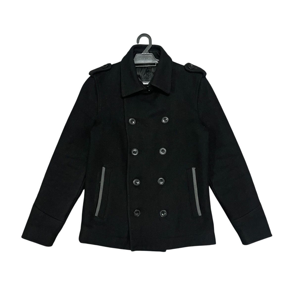 ABAHOUSE ‼️LASTDROP‼️Vintage Abahouse Double Breast Wool Peacoat Jacket Size US S / EU 44-46 / 1 - 1 Thumbnail