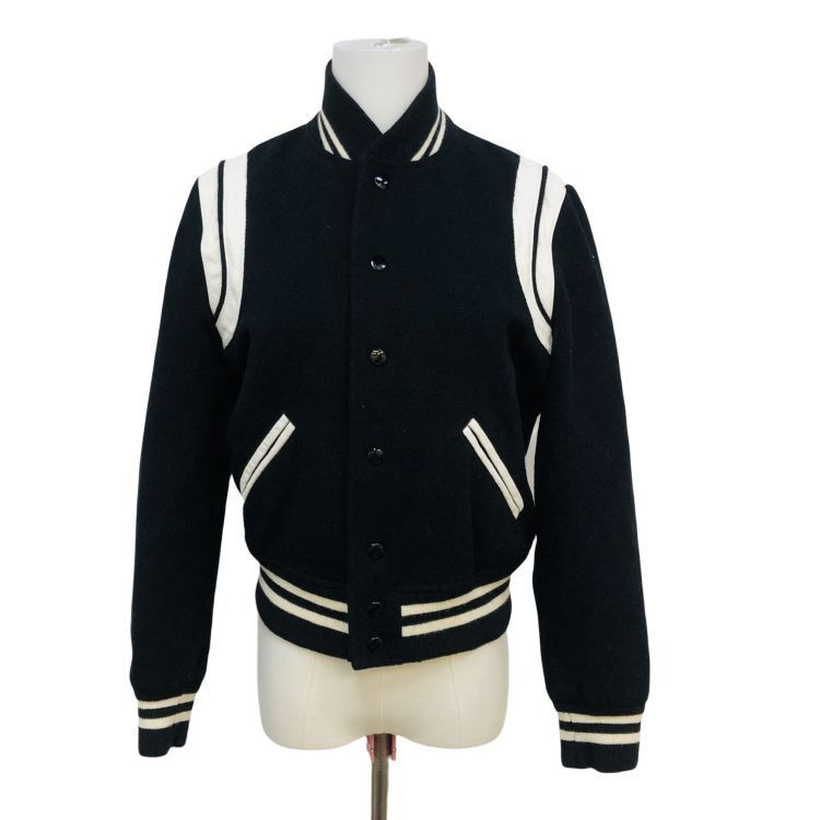 Saint Laurent Paris Saint Laurent Wool Bomber Jacket Size XS Size US XXS / EU 40 - 1 Thumbnail