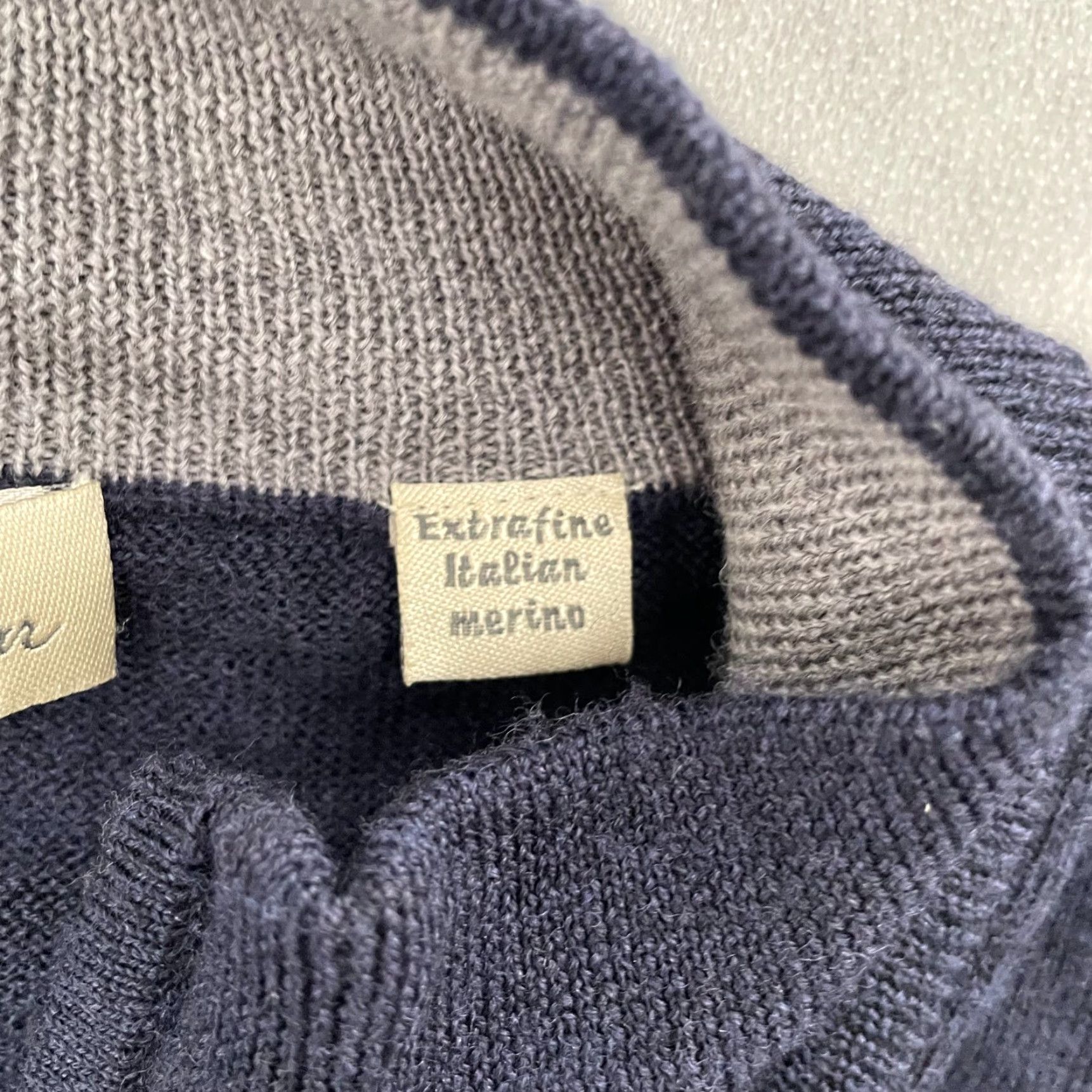 Peter Millar Peter Millar Sweater 2XL Adult Blue 1/4 Zip Extra Fine Italian Merino Mens XXL Size US XXL / EU 58 / 5 - 7 Thumbnail