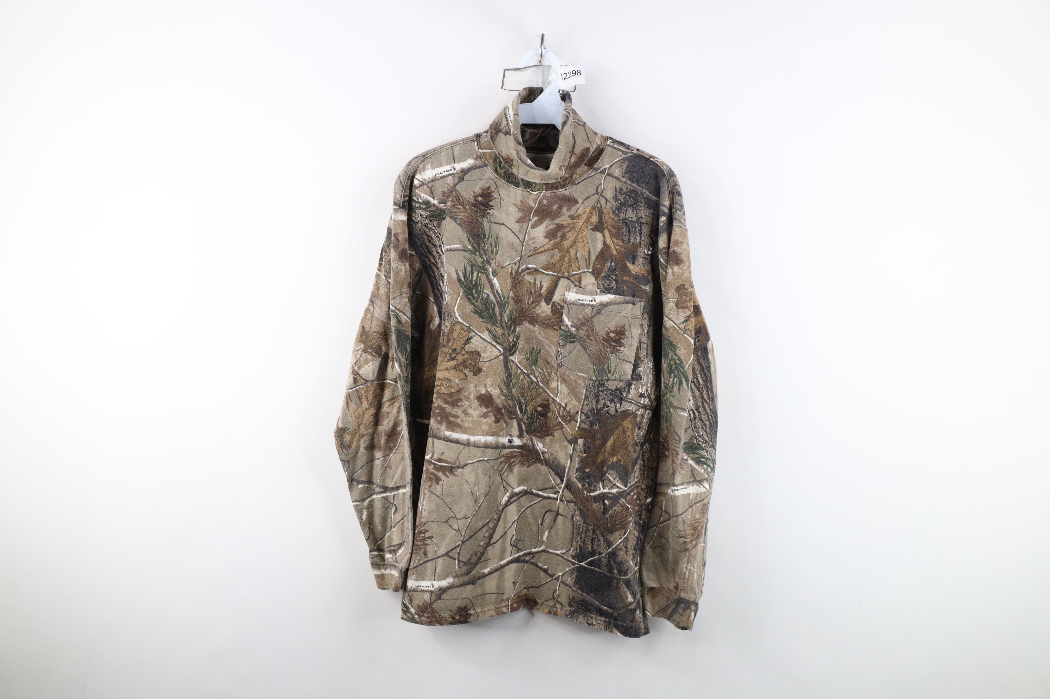 Vintage Vintage Y2K Streetwear Camouflage Turtleneck T-Shirt Cotton Size US M / EU 48-50 / 2 - 1 Thumbnail