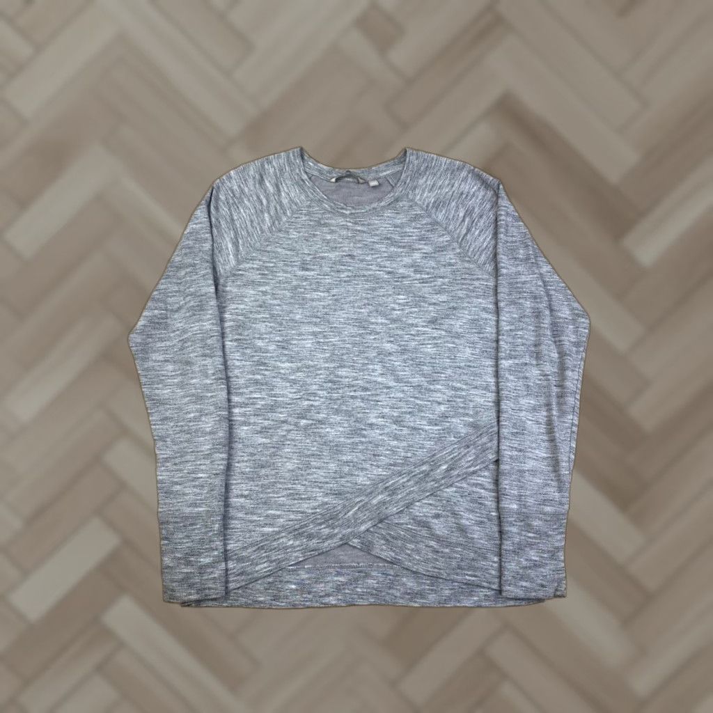 Athleta Athleta Shirt Womens Small Tall Gray Long Sleeve Pullover Casual T-Shirt Fitness Sports Size S / US 4 / IT 40 - 1 Thumbnail