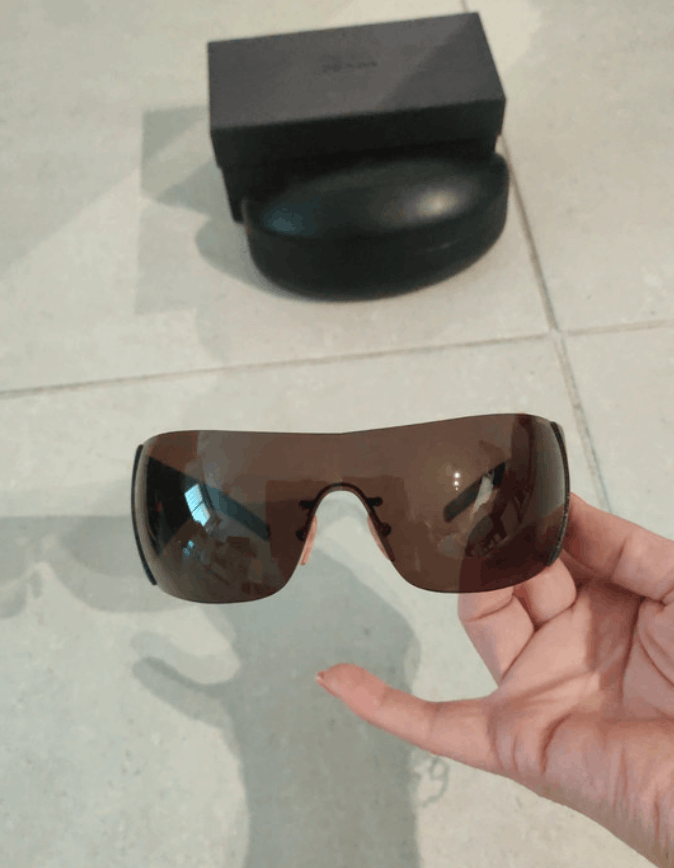 Prada PRADA Sunglasses Flame 2004 Star Mask Fire Chrome Silver Size ONE SIZE - 5 Thumbnail