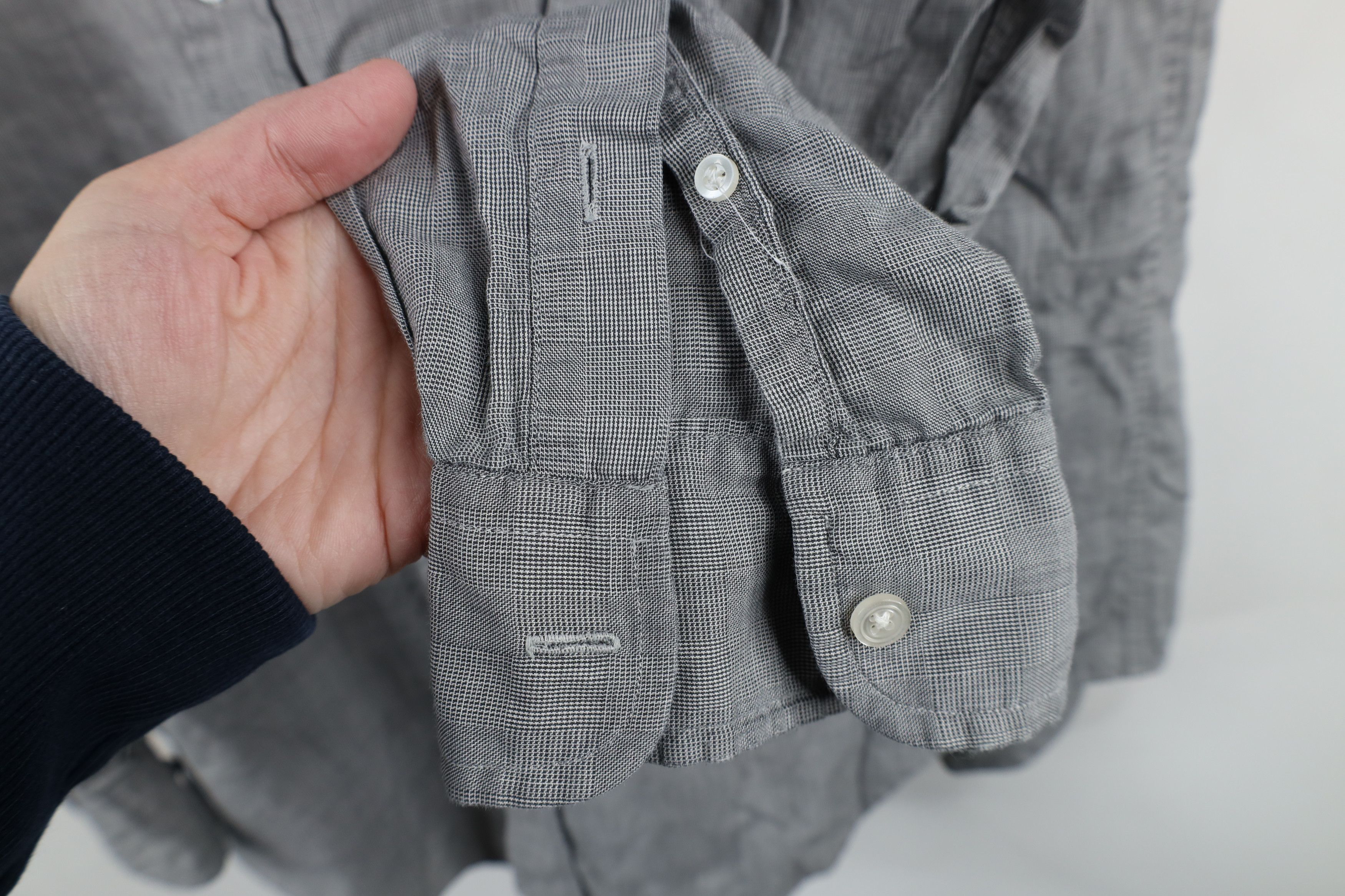 Brooks Brothers × Vintage Vintage 80s Brooks Brothers Cotton Button Down Shirt Plaid Size US M / EU 48-50 / 2 - 4 Thumbnail