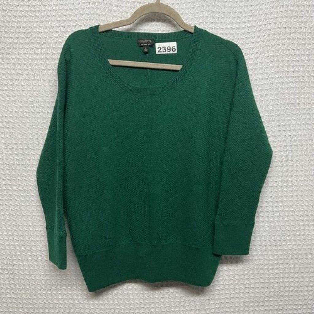 Talbots Talbots Green Wool 3/4 Sleeve ScoopNeck Sweater Women Large Size L / US 10 / IT 46 - 7 Thumbnail