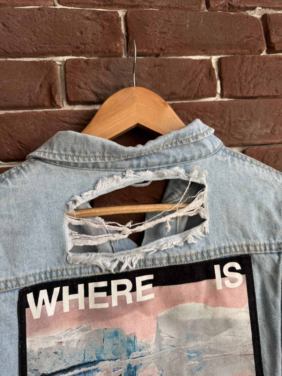 Misbhv Misbhv Denim Jacket Where Is My Mind Distressed Small Size US S / EU 44-46 / 1 - 16 Thumbnail