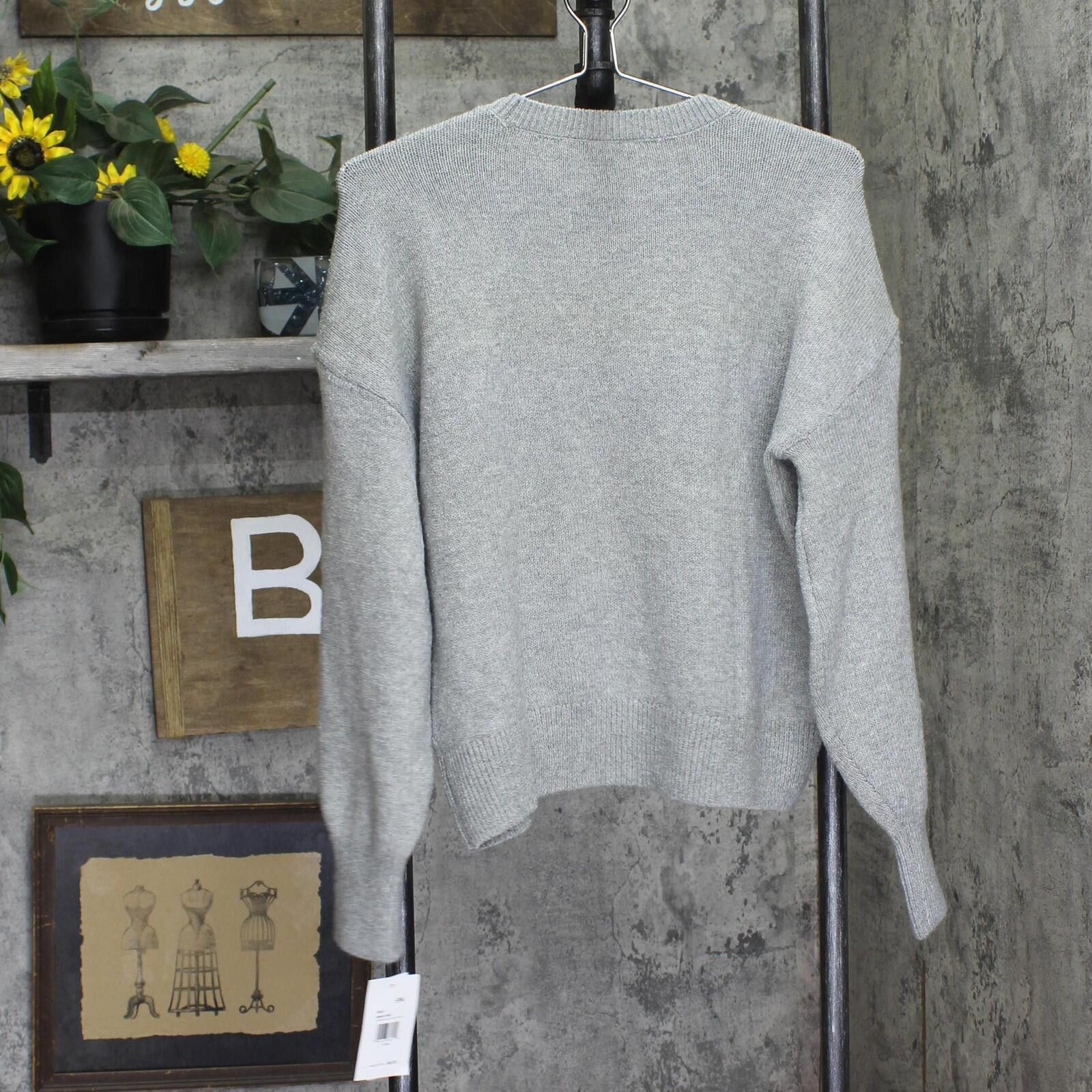Other Abercrombie Girls Pearl Pullover Sweater 43ak32m Gray 17/18 Size US XXS / EU 40 - 2 Thumbnail