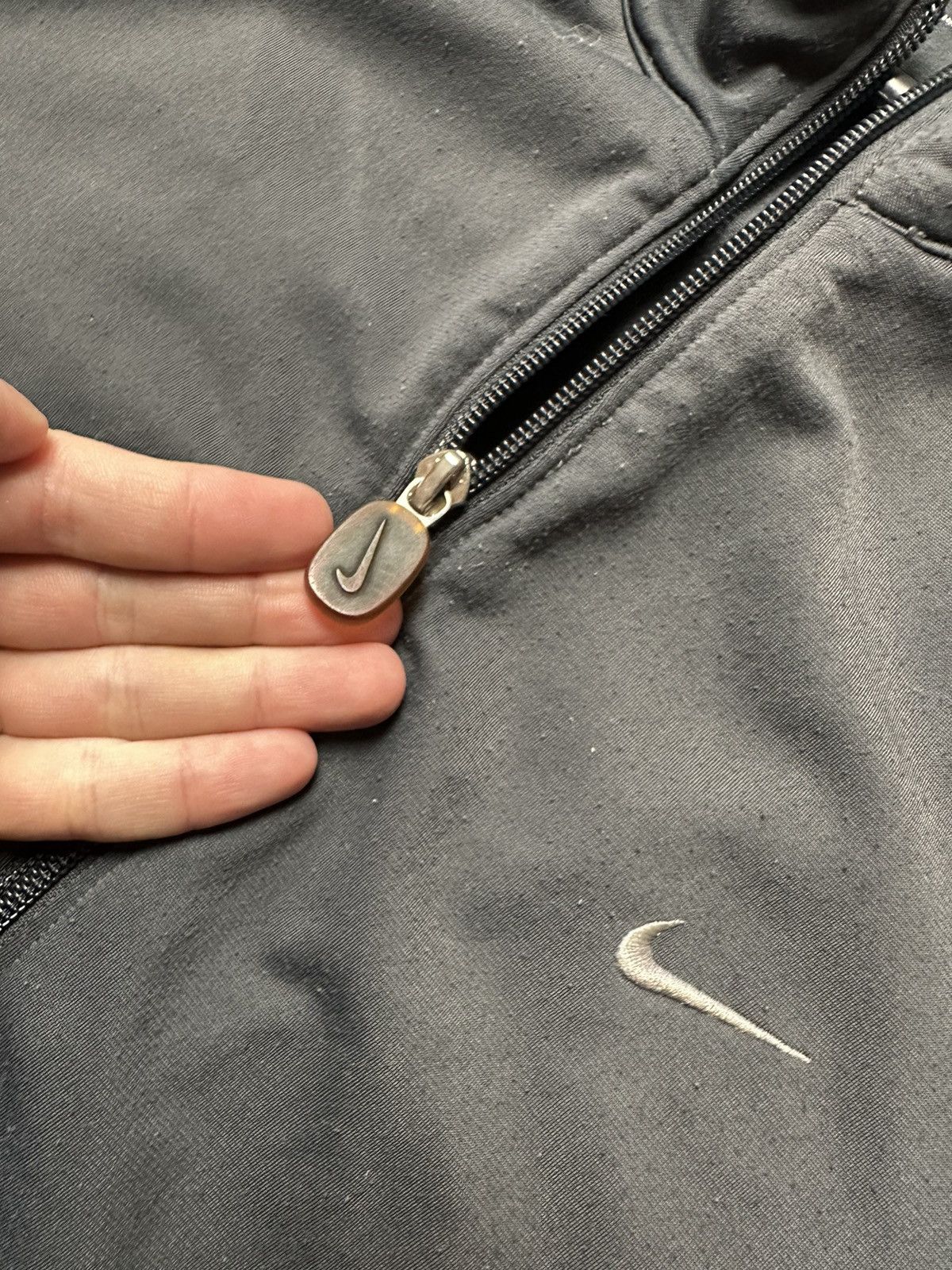 Nike × Vintage Vintage Nike Track jacket size XXL logo grey Size US XXL / EU 58 / 5 - 7 Thumbnail