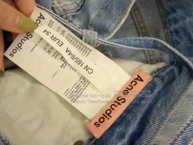 Acne Studios Acne Denim Pants with Unique Design. Size US 34 / EU 50 - 4 Thumbnail