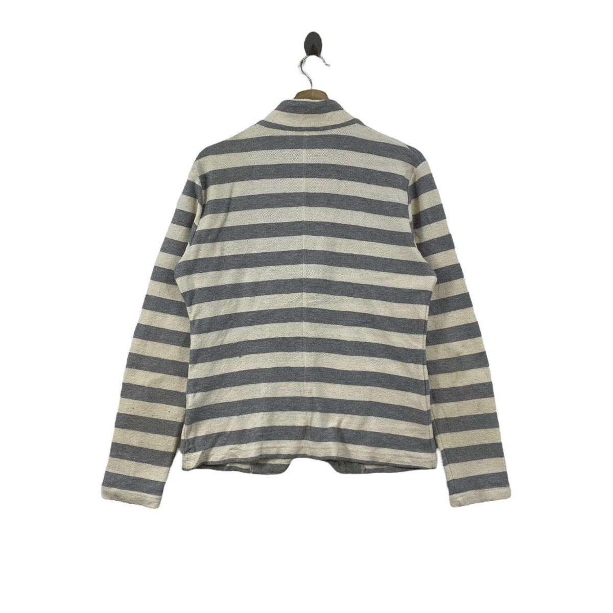 ABAHOUSE × Japanese Brand MYSELF ABAHOUSE Japanese Brand Stripes Coat Jacket Size US S / EU 44-46 / 1 - 3 Thumbnail