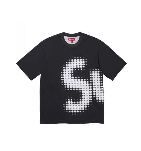 Supreme Supreme Halftone S/S Top Black Size Medium Size US M / EU 48-50 / 2 - 1 Thumbnail