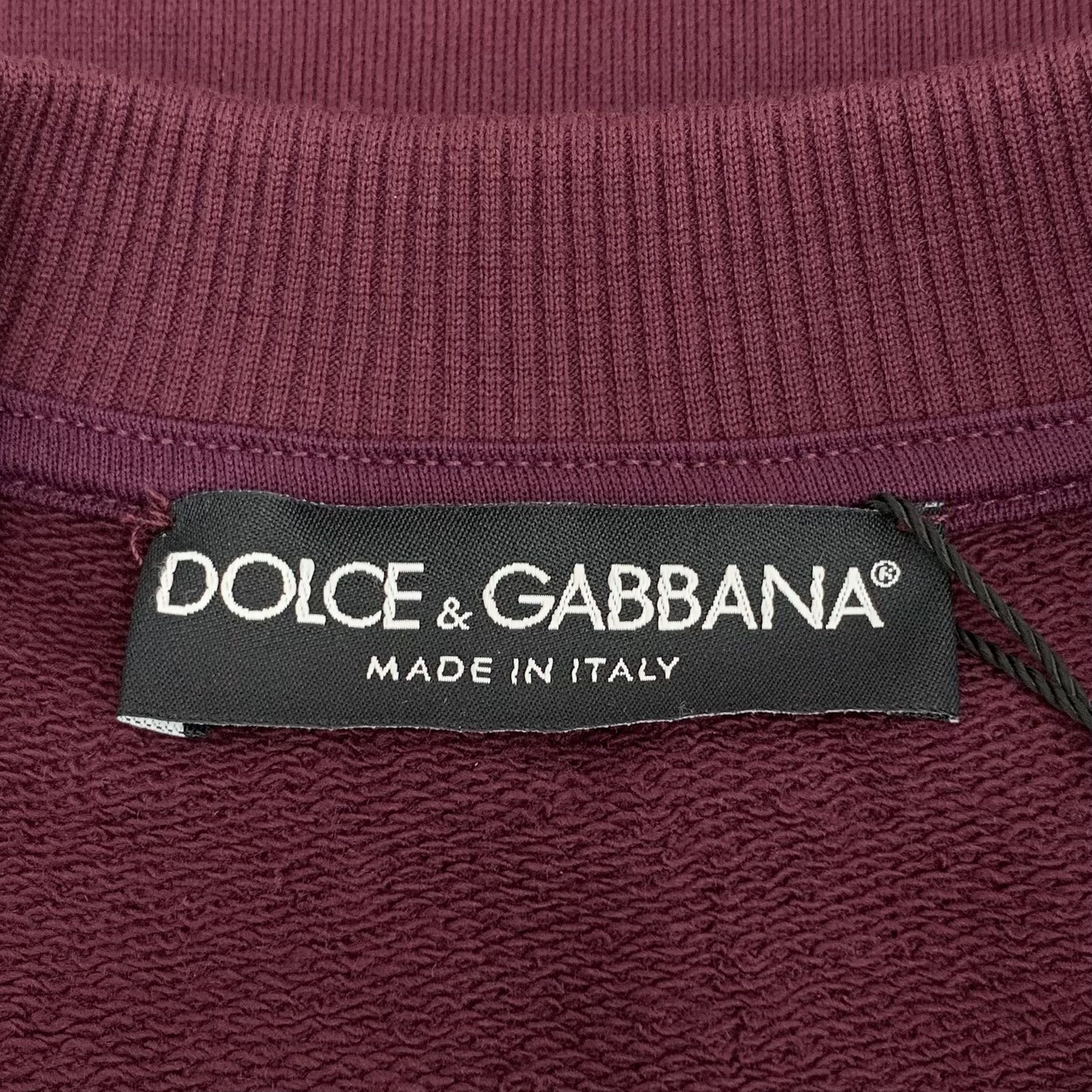 Dolce & Gabbana Dolce & Gabbana Crown Sweatshirt Burgundy (46) Size US S / EU 44-46 / 1 - 5 Thumbnail