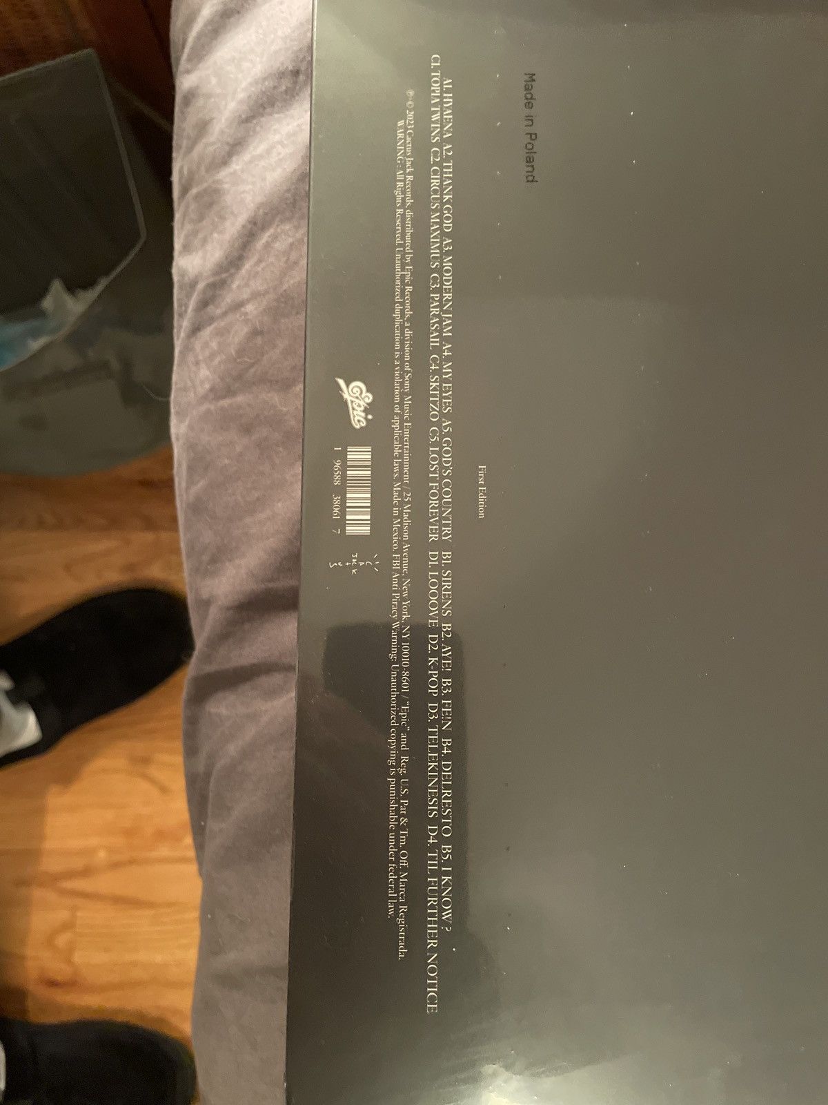 Travis Scott Utopia Vinyl Cover 4 Travis Scott Size ONE SIZE - 3 Thumbnail