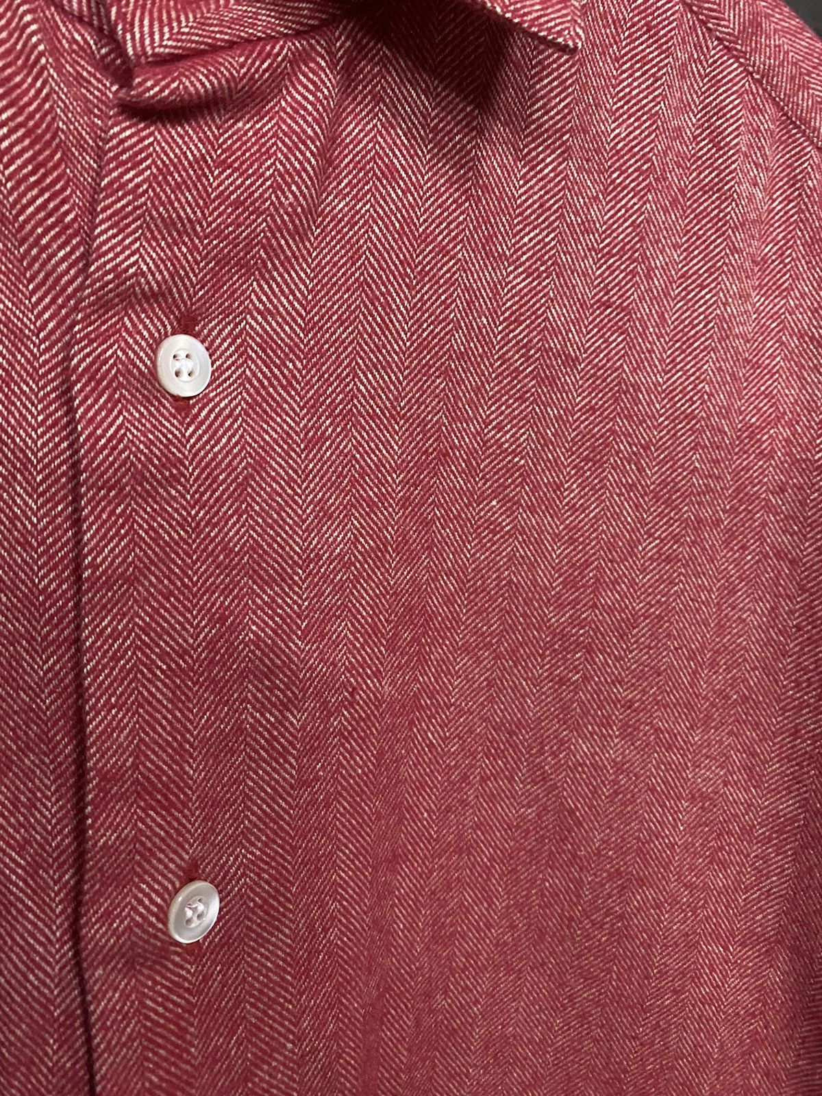 Issey Miyake ISSEY MIYAKE Button Up Long Sleeve Shirt Red Size US M / EU 48-50 / 2 - 4 Thumbnail