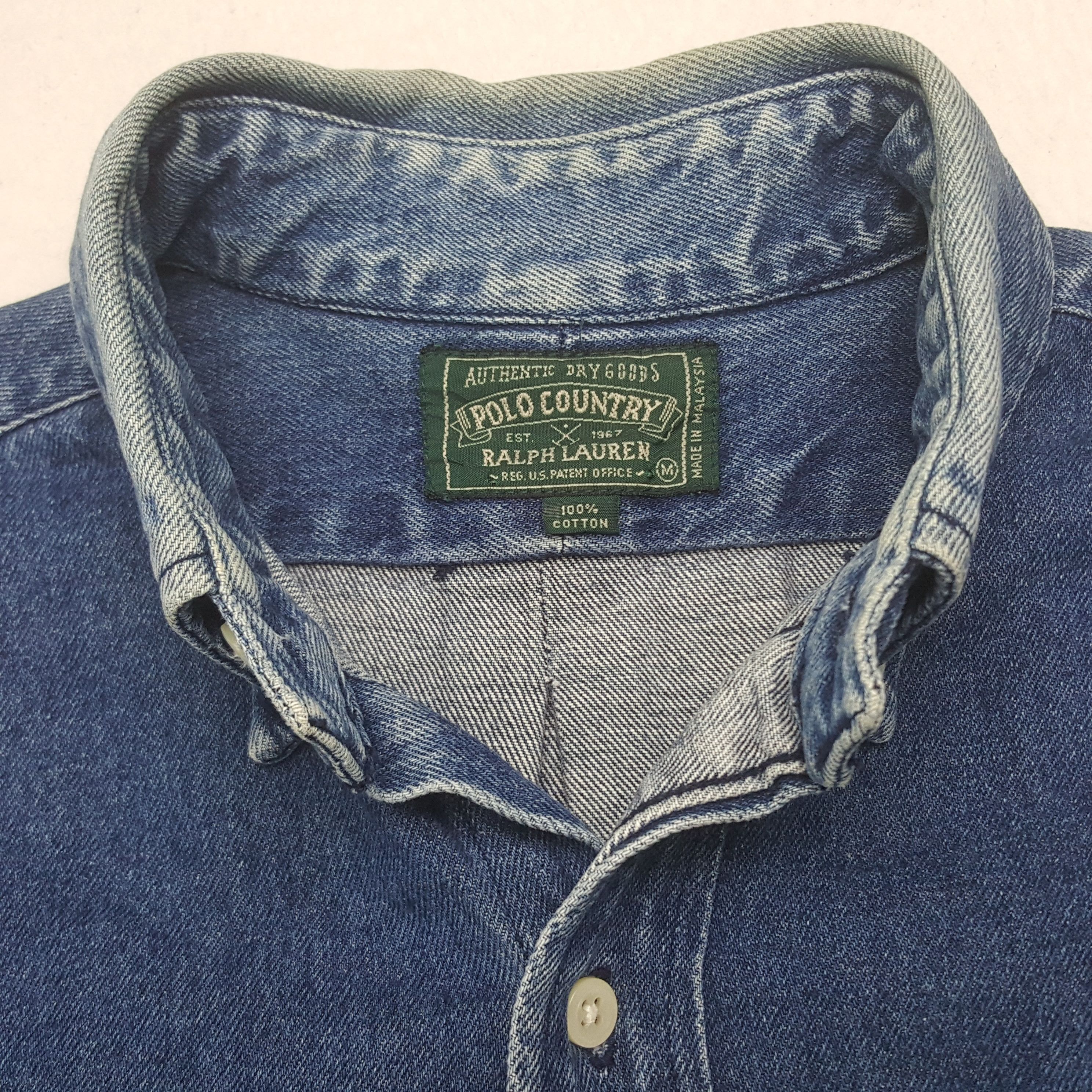Polo Ralph Lauren Vintage Ralph Lauren Shirt American Brand Button Up RR21 Size US L / EU 52-54 / 3 - 4 Thumbnail